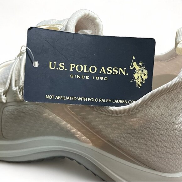 U.S. Polo Assn. Women's Lace-Up Sneakers Breathable Mesh Athletic Shoes Size 10 - Picture 8 of 8
